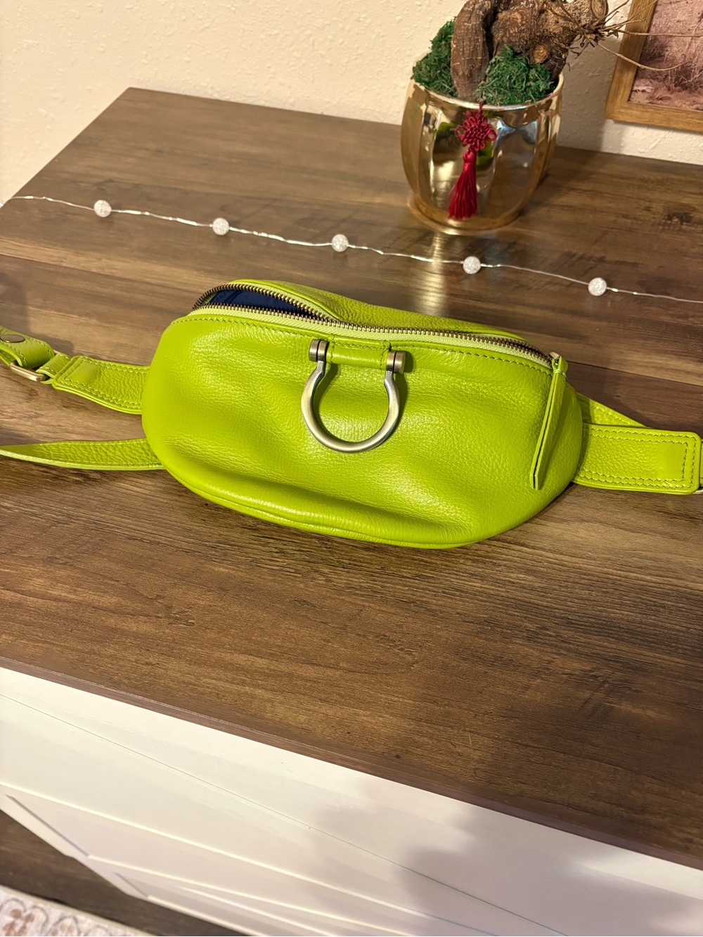 Sapahn Poole Belt Bag, Lime Green